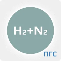 ПГС ГСО 1 разряд водород (Н2) 2,5 %  в азоте (N2) в баллоне стальном 5 л. вентиль латунь