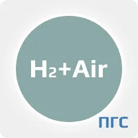 ПГС ГСО 1 разряд водород (Н2) 1,85%  в воздухе (air) в баллоне стальном 5 л. вентиль латунь