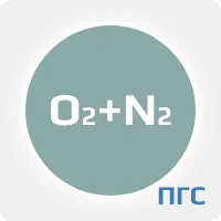 ПГС ГСО 1 разряд кислород (О2) 4,75 %  в азоте (N2) в баллоне стальном 5 л. вентиль латунь