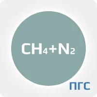 ПГС ГСО 1 разряд метан (CH4) 0,5% в азоте (N2) в стальном баллоне 5 л. вентиль латунь
