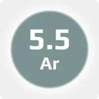 Аргон (Ar) 5.5 (99,9995%) в баллоне 40л 150бар, соединение  G3-4 (DIN 9)